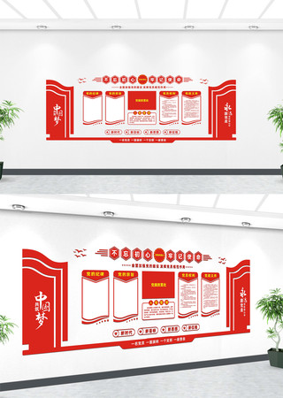 党建文化墙设计模板 党建文化墙设计模板