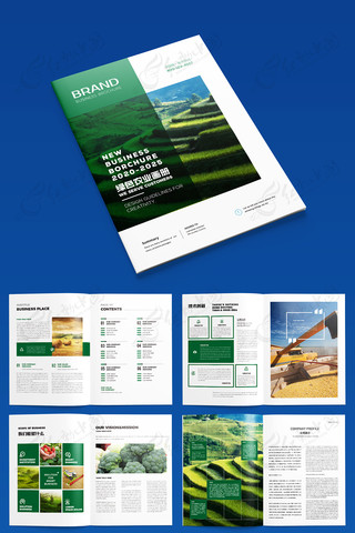 农产品宣传册模板 农产品宣传册模板