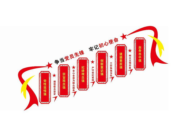 党建楼梯展板文化墙 党建楼梯展板文化墙