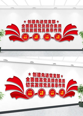 先进党支部文化墙