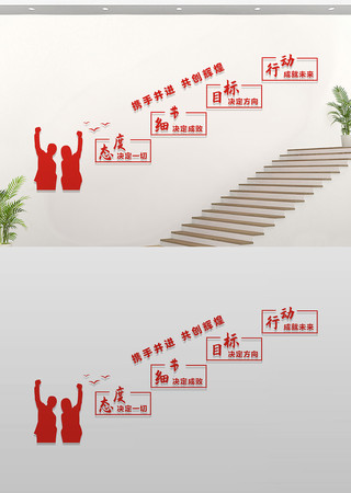 企业楼道文化墙标语 企业楼道文化墙标语
