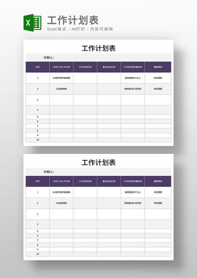 ��ҵ�����ƻ���ģ��