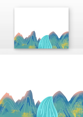 �ֻ濨ͨɽ��ɽ�����pngԪ�� PNG