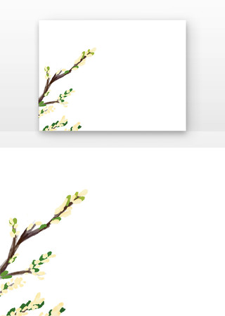 橙色桂花树枝 PNG
