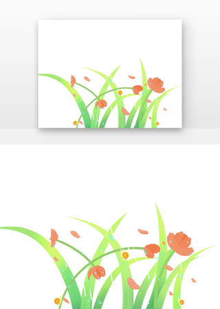 夏季的花卉 PNG