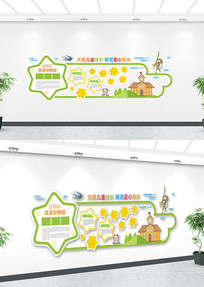 �׶�԰�ذ���ͯ�Ļ�ǽ