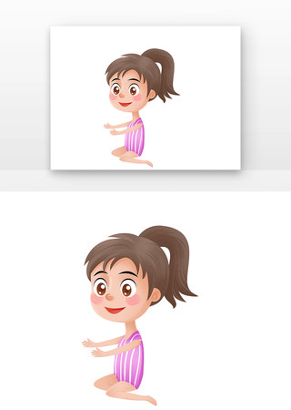 玩耍中的女孩 玩耍中的女孩