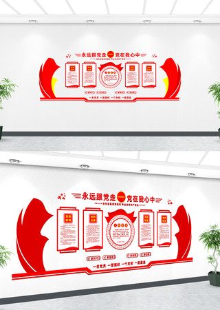 党员制度党建文化墙设计 党员制度党建文化墙设计