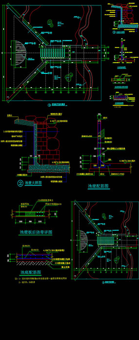 㳡ˮؽڵͼCAD