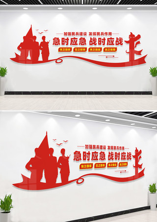 民兵之家文化墙宣传标语 民兵之家文化墙宣传标语