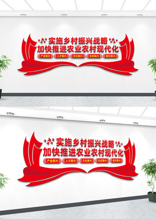实施乡村振兴战略文化墙 实施乡村振兴战略文化墙