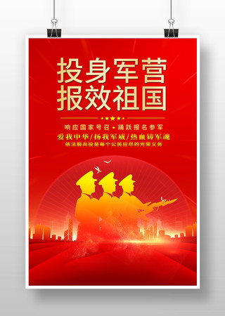 征兵海报 征兵海报