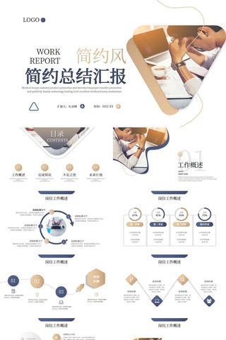 ���Ƽ�Լ�繤���ܽ�㱨��ְPPT