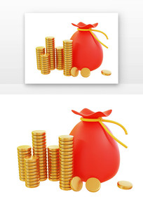 C4DǮ���ӻ��ҽ�Һ�ɫǮ����