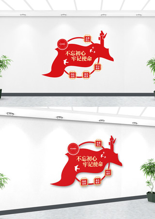 社区党支部不忘初心牢记使命文化墙 社区党支部不忘初心牢记使命文化墙