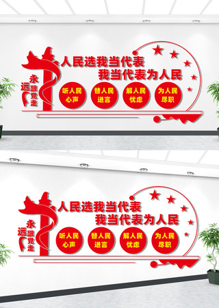 人大代表联络站文化墙 人大代表联络站文化墙
