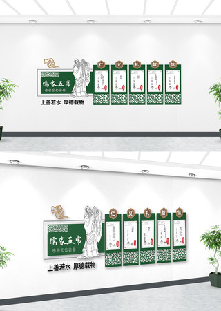 仁义礼智信传统文化墙 仁义礼智信传统文化墙