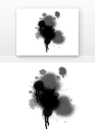 原创插画水墨元素 原创插画水墨元素