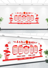 ����չʾ���ĵ�Ա����Ļ�ǽ