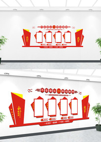 ����չʾ���ĵ�Ա����Ļ�ǽ