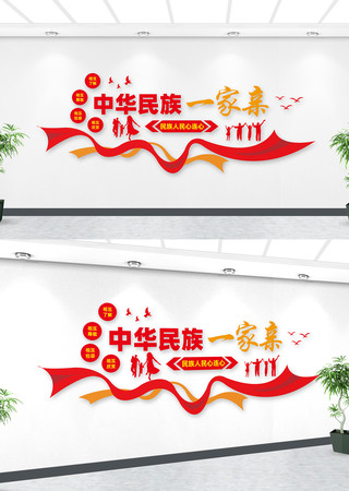 民族团结文化墙
