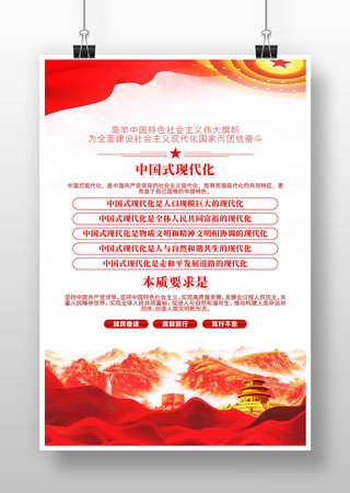 解读中国式现代化党建海报 解读中国式现代化党建海报