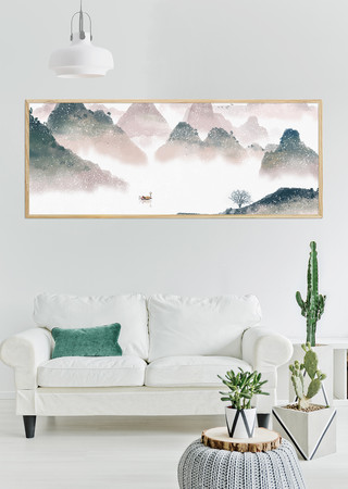 �ŷ�ɽˮˮ���ɽװ�λ� PSD