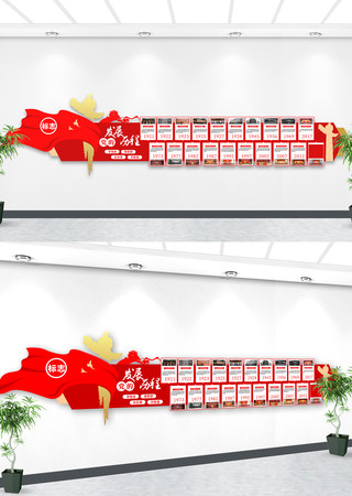 中国共产党的光辉历程党史文化墙 中国共产党的光辉历程党史文化墙