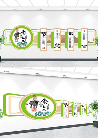 食堂文化墙 食堂文化墙