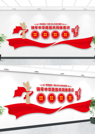 铸牢中华民族共同体党建文化墙 铸牢中华民族共同体党建文化墙