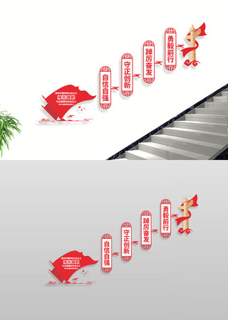 党建楼梯文化墙背景墙 党建楼梯文化墙背景墙