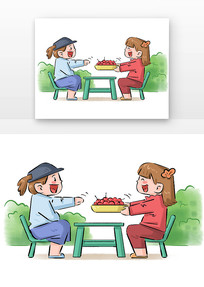 ��ͳ�����ֻ�廭