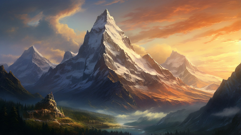 ���ʵ�ɽ��ͼƬ JPG