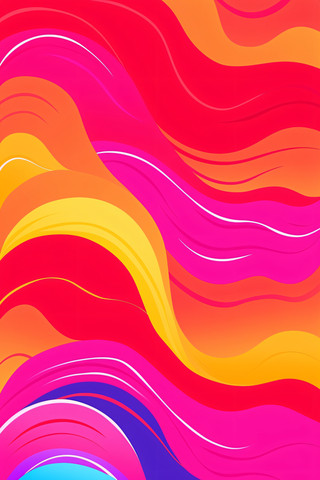 炫彩波浪背景图 炫彩波浪背景图