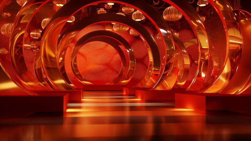 红色舞台背景 红色舞台背景