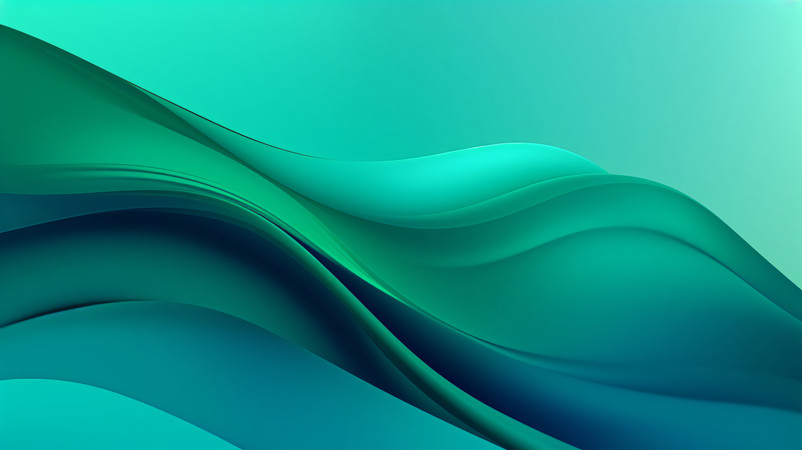 绿色波浪曲线背景 绿色波浪曲线背景