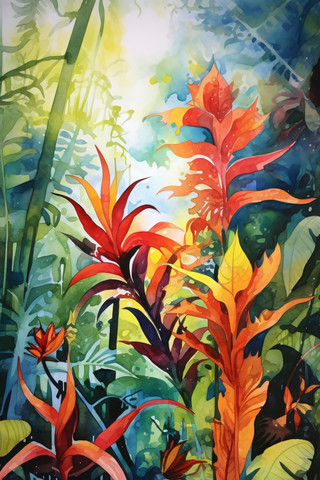 植物花草背景插图 植物花草背景插图