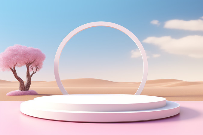 ��ɫչʾ̨����չʾ̨�ز� PNG