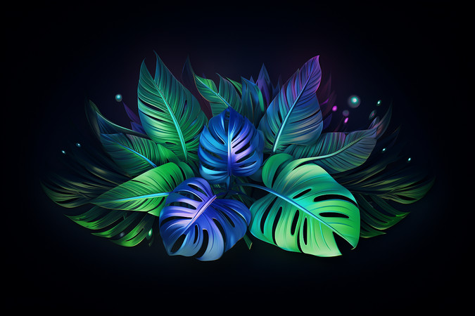 ��ЧҶ��ֲ���ز�ͼƬ PNG