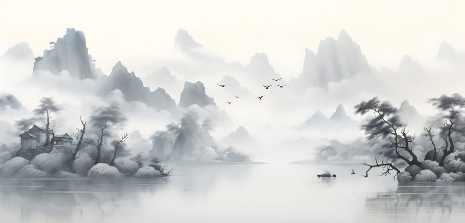 Ⱥɽ�羰��ͼ��ͼ PNG