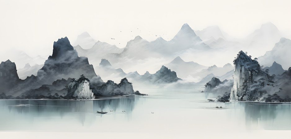 Ⱥɽ�羰��ͼ PNG