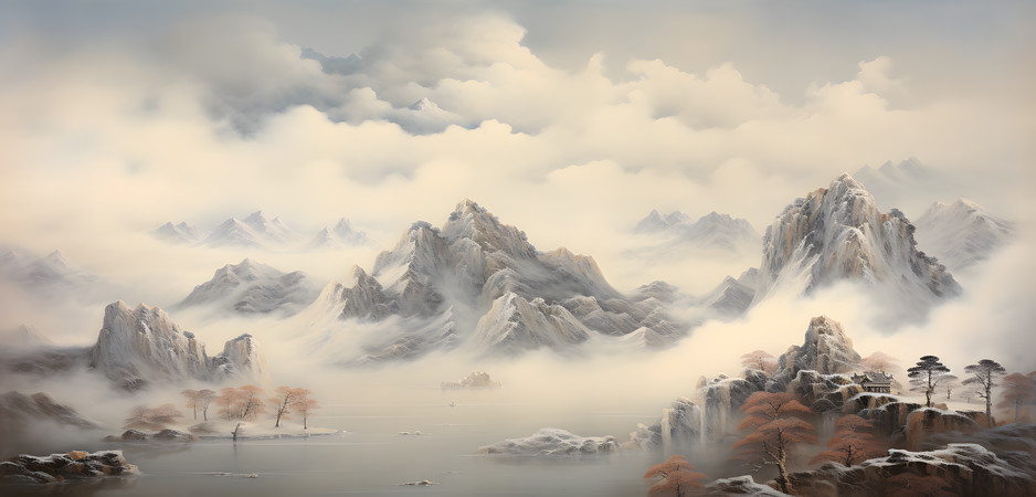 Ⱥɽ�羰�ز�ͼƬ PNG