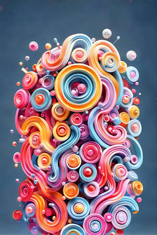 多彩形状背景 多彩形状背景