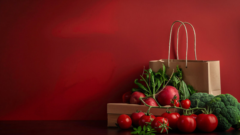 红色蔬果背景素材 红色蔬果背景素材