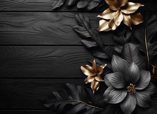 黑色植物抽象背景 黑色植物抽象背景