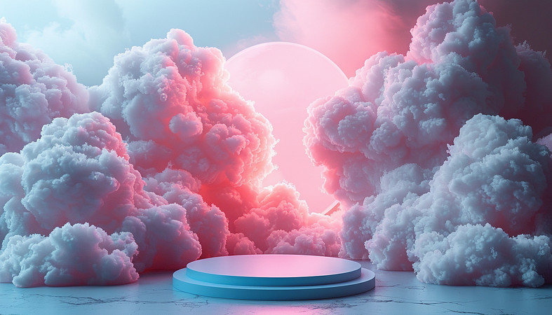 �ƶ����չʾ̨�����ز�ͼAIͼ PNG