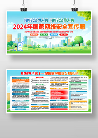 2024年国家网络安全宣传周宣传展板