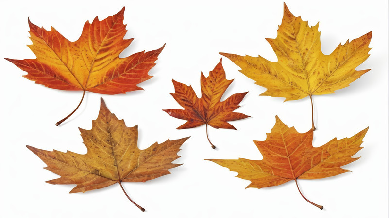 һ����Ҷ������ɫ����ͼƬ PNG