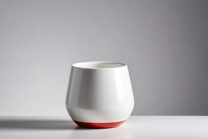 һ�����к�ɫ��Ե�İ�ɫ��ƿ����ͼƬ PNG