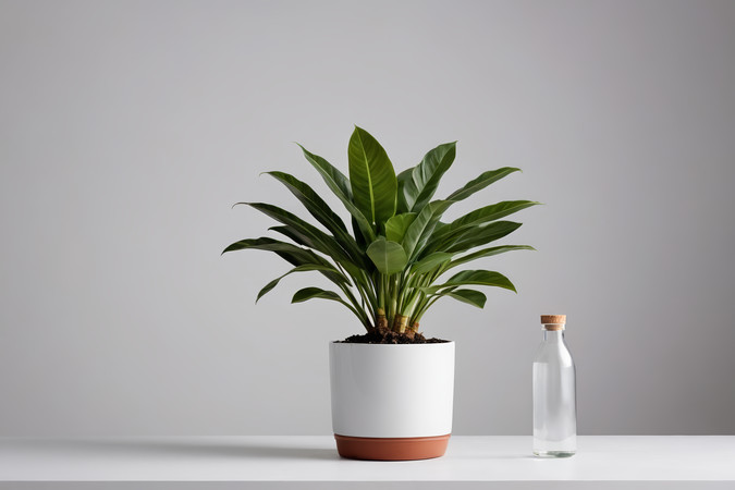 һ��ֲ�����ƿ���Աߵİ׹������ͼƬ PNG